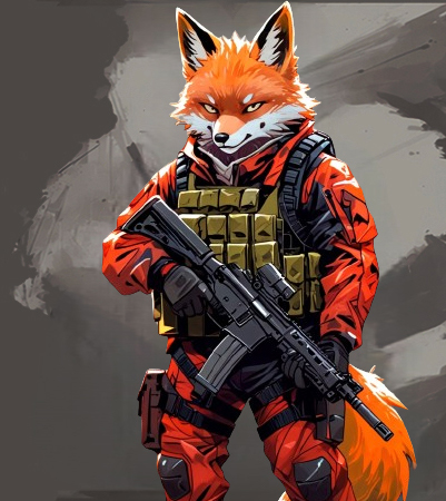 Red Fox Character
